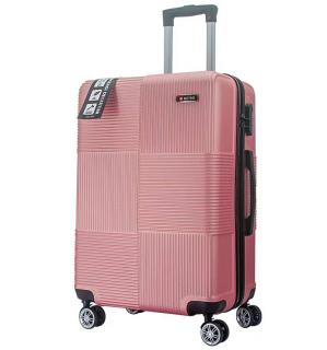Cestovní kufr METRO LLTC3/3-L ABS - růžová 99 l
