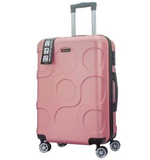 Cestovní kufr METRO LLTC4/3-L ABS - růžová 84 l