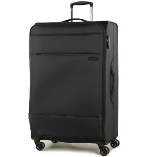 Cestovní kufr ROCK TR-0161/3-L - černá 110 l + 10% expander