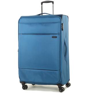 Cestovní kufr ROCK TR-0161/3-L - modrá 110 l + 10% expander