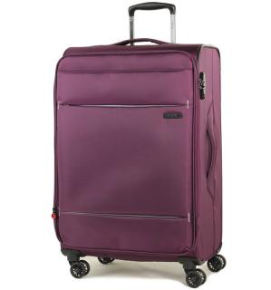Cestovní kufr ROCK TR-0161/3-M - fialová 76 l + 10% expander