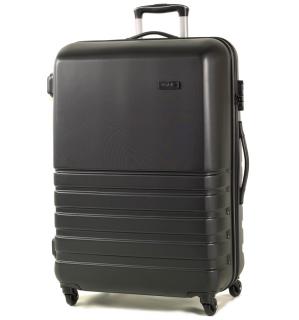 Cestovní kufr ROCK TR-0169/3-L ABS - černá 86 l