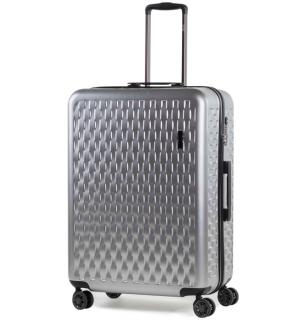 Cestovní kufr ROCK TR-0192/3-L ABS/PC - stříbrná 103 l