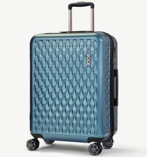 Cestovní kufr ROCK TR-0192/3-M ABS/PC - modrá 63 l