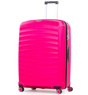 Cestovní kufr ROCK TR-0212/3-L PP - růžová 120 l + 15% expander