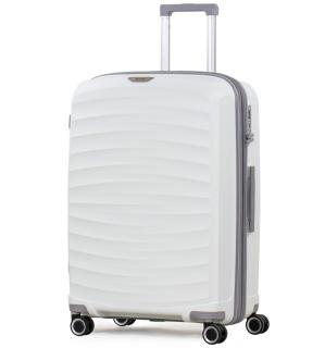 Cestovní kufr ROCK TR-0212/3-M PP - bílá 74 l + 15% expander