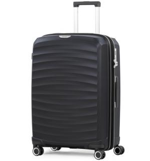 Cestovní kufr ROCK TR-0212/3-M PP - černá 74 l + 15% expander