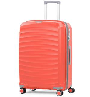 Cestovní kufr ROCK TR-0212/3-M PP - oranžová 74 l + 15% expander