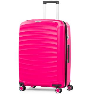Cestovní kufr ROCK TR-0212/3-M PP - růžová 74 l + 15% expander
