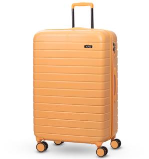 Cestovní kufr ROCK TR-0214/3-L ABS - světle broskvová 93 l + 10% expander