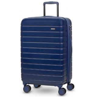 Cestovní kufr ROCK TR-0214/3-L ABS - tmavě modrá 93 l + 10% expander