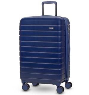 Cestovní kufr ROCK TR-0214/3-M ABS - tmavě modrá 60 l + 10% expander