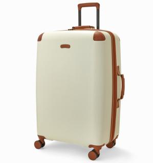 Cestovní kufr ROCK TR-0219/4-L ABS/PC - krémová 84 l + 20% expander