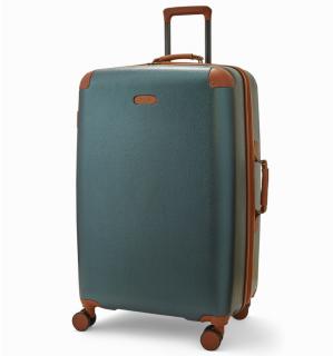 Cestovní kufr ROCK TR-0219/4-L ABS/PC - zelená 84 l + 20% expander