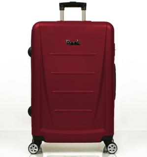 Cestovní kufr ROCK TR-0229/3-L ABS - červená 97 l
