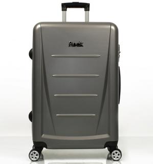 Cestovní kufr ROCK TR-0229/3-L ABS - šedá 97 l