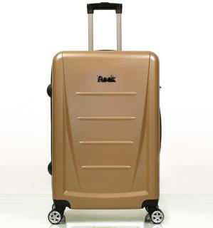 Cestovní kufr ROCK TR-0229/3-M ABS - champagne 71 l