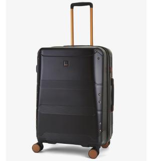 Cestovní kufr ROCK TR-0238/3-M ABS/PC - černá 60 l + 20% expander
