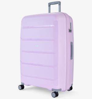 Cestovní kufr ROCK TR-0239/3-L PP - fialová 92 l + 15% expander