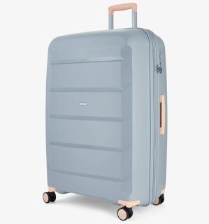 Cestovní kufr ROCK TR-0239/3-L PP - šedá 92 l + 15% expander