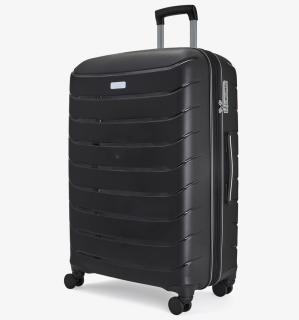 Cestovní kufr ROCK TR-0241/3-L PP - černá 86 l + 15% expander