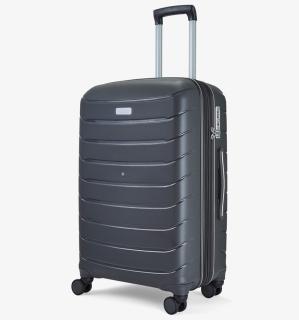 Cestovní kufr ROCK TR-0241/3-M PP - charcoal 59 l + 15% expander
