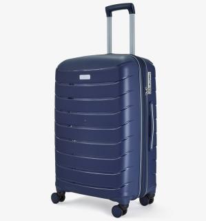 Cestovní kufr ROCK TR-0241/3-M PP - tmavě modrá 59 l + 15% expander