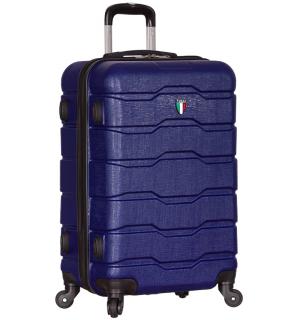 Cestovní kufr TUCCI T-0103/3-L ABS - modrá 91 l