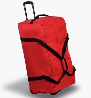 Cestovní taška na kolečkách MEMBER'S TT-0035 - červená 106 l