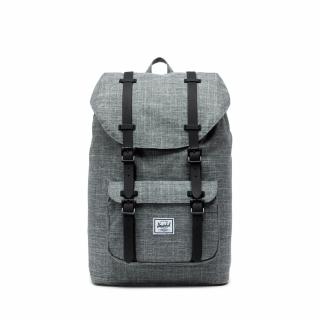 Herschel Little America Mid-Volume Raven Crosshatch/Black 17L