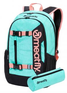 Meatfly Batoh Basejumper - Mint Heather - 22 L + PENÁL ZDARMA