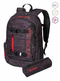 Meatfly Batoh Basejumper - Morph Black - 22 L