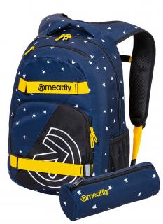 Meatfly Batoh Exile 5 + PENÁL ZDARMA - I - Birds Dark Navy