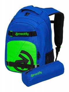 Meatfly Batoh Exile - Royal Blue/Safety Green - 24 L + PENÁL ZDARMA