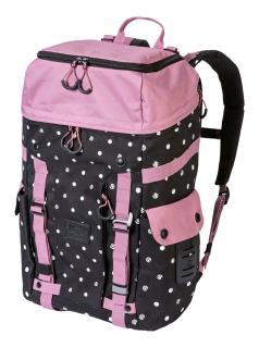 Meatfly Batoh Scintilla - Black Dots/Dusty Rose - 26 L