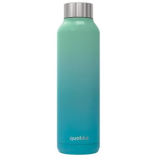 Quokka Nerezová láhev Solid 630 ml - modrá/zelená