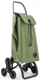 Rolser I-Max MF 6 nákupní taška s kolečky do schodů Barva: zelená khaki
