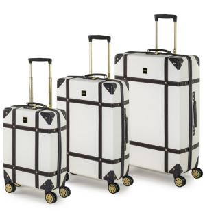 Sada cestovních kufrů ROCK TR-0193/3 ABS - krémová 94 l / 60 l / 34 l