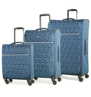 Sada cestovních kufrů ROCK TR-0207/3 - modrá 97 l / 61 l / 34 l