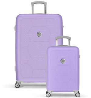 Sada cestovních kufrů SUITSUIT TR-1291/2 ABS Caretta Bright Lavender 83 l / 31 l