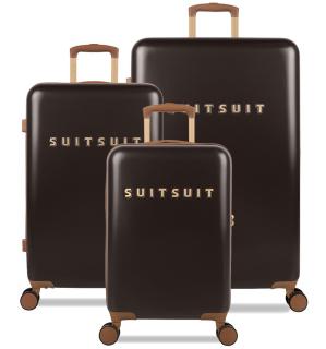 Sada cestovních kufrů SUITSUIT® TR-7131/3 - Classic Espresso Black 91 l / 60 l / 32 l