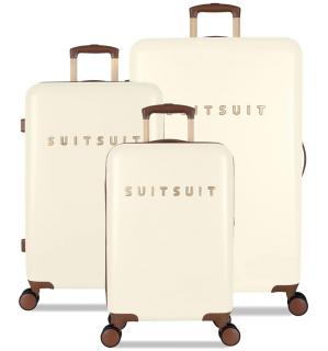 Sada cestovních kufrů SUITSUIT TR-7181/3 Fab Seventies Antique White 91 l / 60 l / 32 l