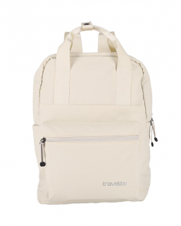 Travelite Basics Canvas Backpack Light beige 11l
