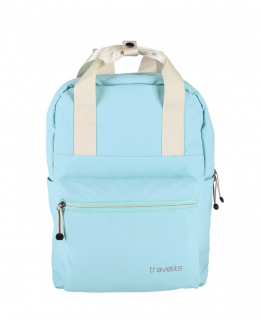 Travelite Basics Canvas Backpack Light blue 11l