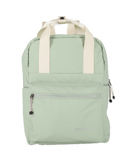 Travelite Basics Canvas Backpack Light green 11l