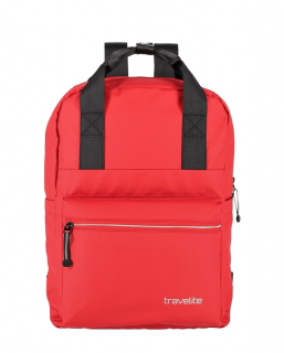 Travelite Basics Canvas Backpack Red 11l