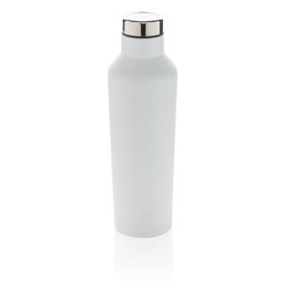 XD Design Moderní láhev na vodu z nerezové oceli, 500 ml bílá