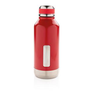 XD Design Nepropustná vakuová lahev z nerezové oceli, 500 ml červená