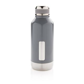 XD Design Nepropustná vakuová lahev z nerezové oceli, 500 ml šedá