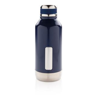 XD Design Nepropustná vakuová lahev z nerezové oceli, 500 ml tmavě modrá